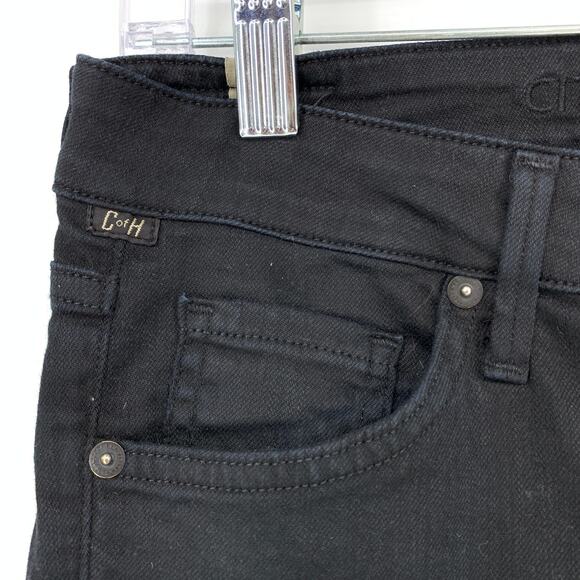 Citizens of Humanity Jeans Women's Sz 27 Avedon Skinny Ankle In Black Diamond - Picture 4 of 9